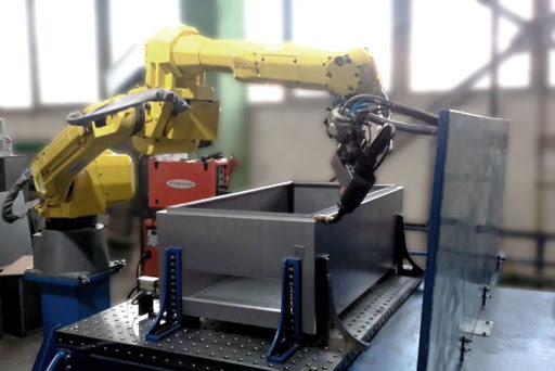 Welding Robot WorkStation For Power Distribution Cabinet Frame